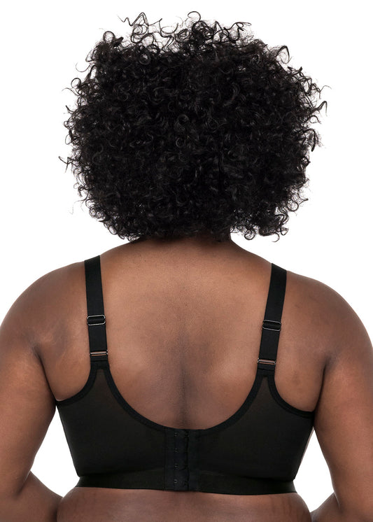 Goddess Sport Snake Wireless Sports Bra - Black