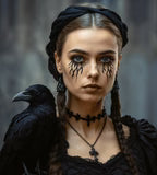 Salvatore Black Glitter Vampire Eye Veins Face Sticker