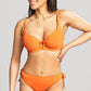 Golden Hour Tie Side Brazilian Bikini Bottom - Orange
