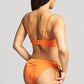 Golden Hour Tie Side Brazilian Bikini Bottom - Orange