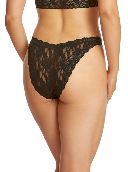 Signature Lace Tanga - Black