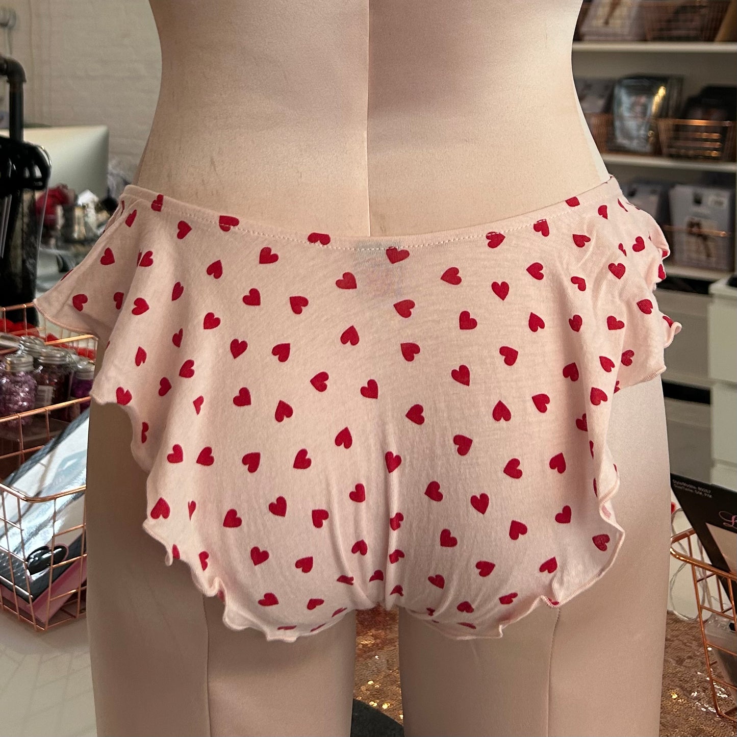 Heritage Heart Butterfly Brief - Cotton Candy Pink