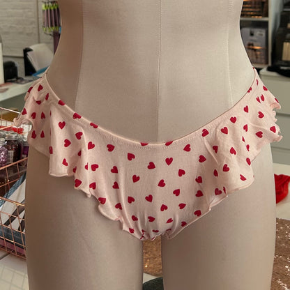 Heritage Heart Butterfly Brief - Cotton Candy Pink