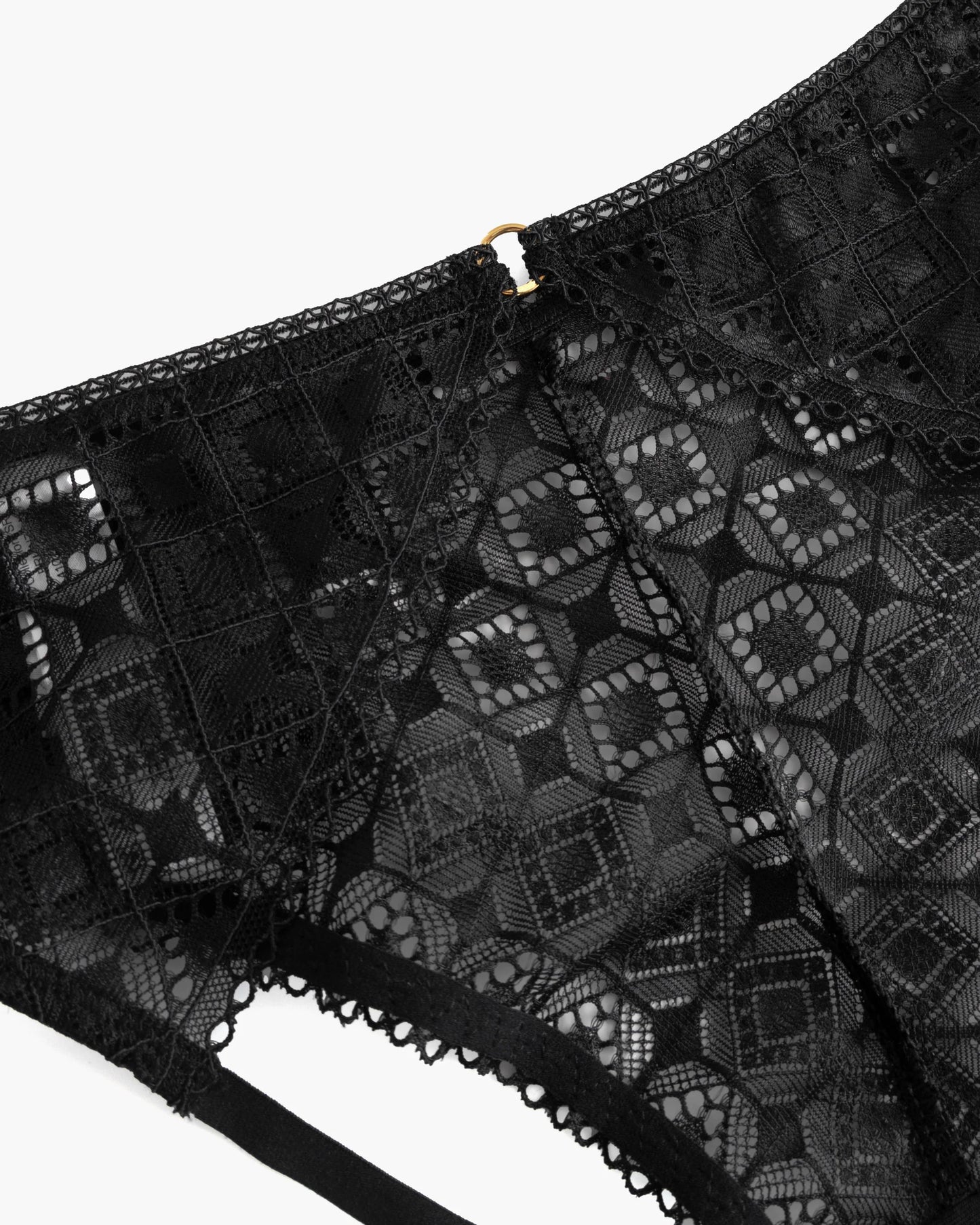 Basilica Ouvert Bikini-Style Brief - Black