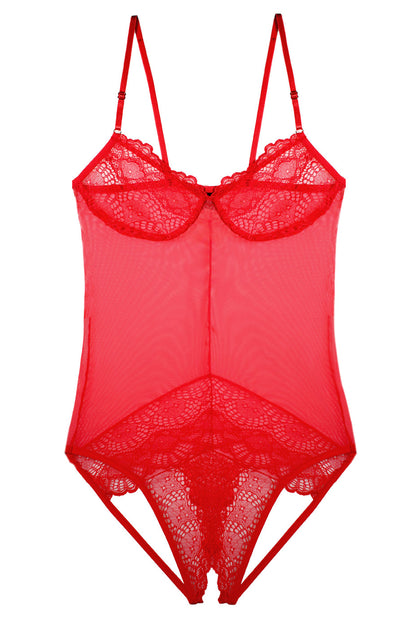 Whisper Sweet Nothings Coucou Bodysuit - Tango
