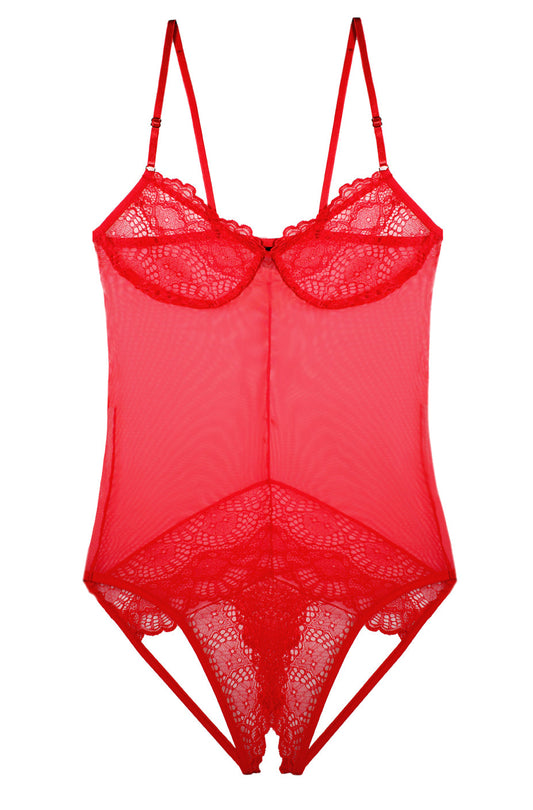 Whisper Sweet Nothings Coucou Bodysuit - Tango