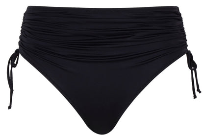 Signature Midi Gather Brief - Black