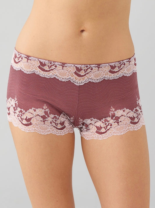 Modern Affair Boyshort - Rose Brown/Cradle Pink