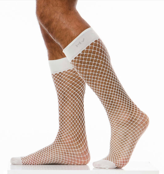 Fishnet Socks - White