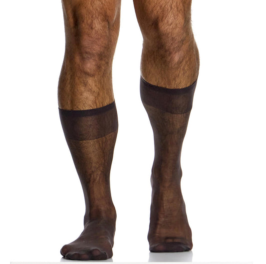 Transparent Socks - Black