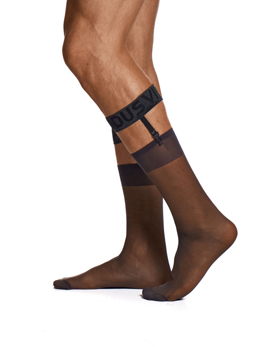 Luxe Leg Garters - Black