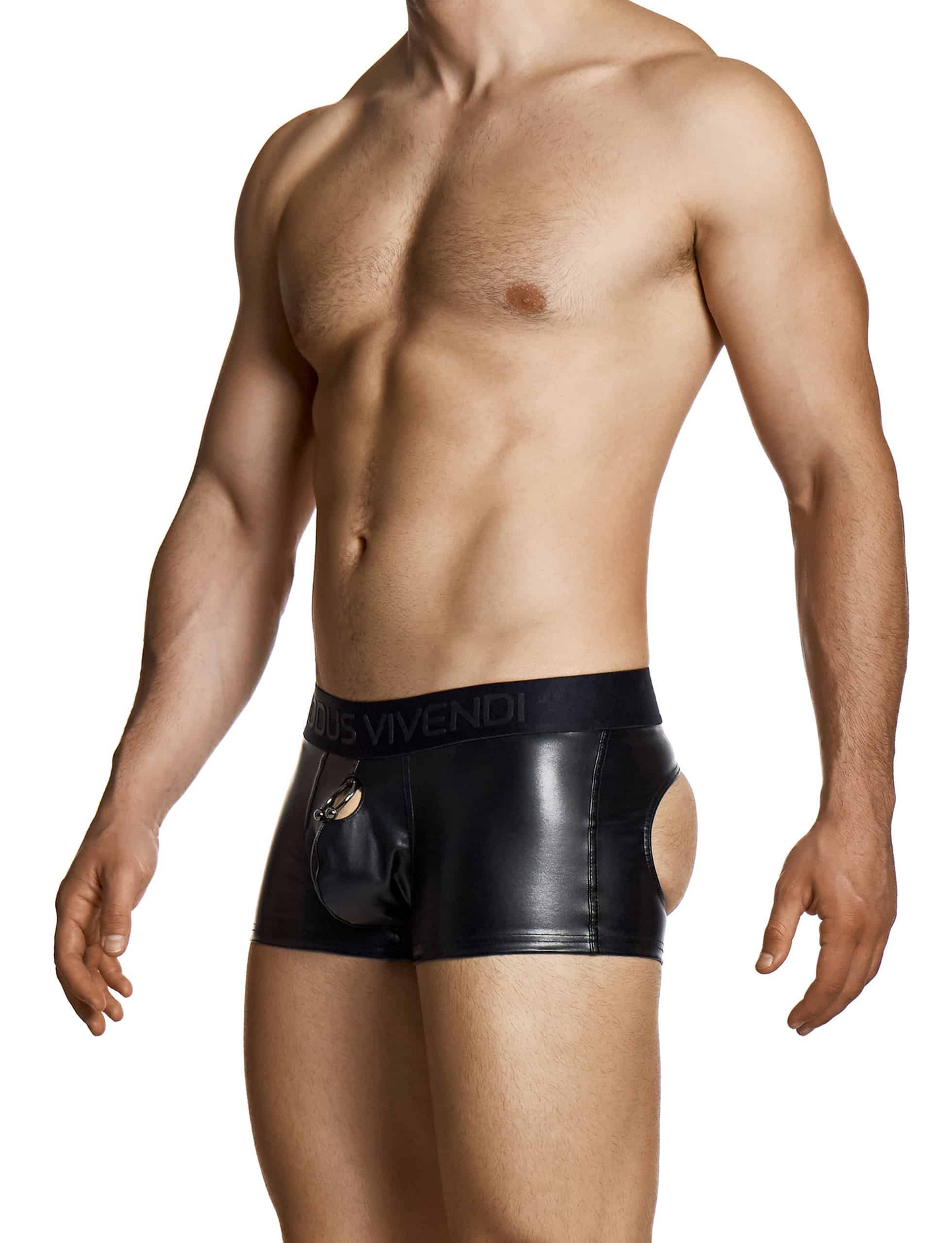 Prince Albert Bottomless Boxer - Black