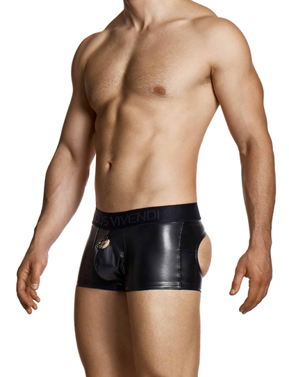 Prince Albert Bottomless Boxer - Black
