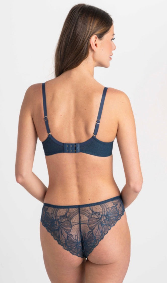 Samanta - Harmony Push Up Bra - Indigo Blue