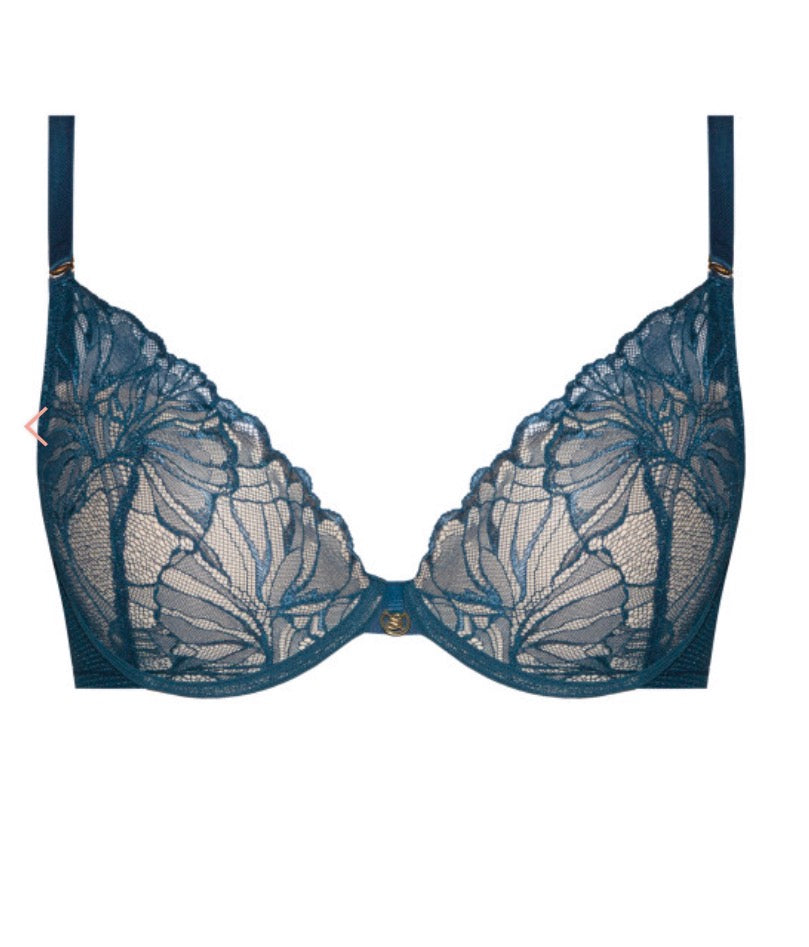 Samanta - Harmony Push Up Bra - Indigo Blue