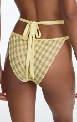 Bonbon Lace Apron - Buttercream Yellow