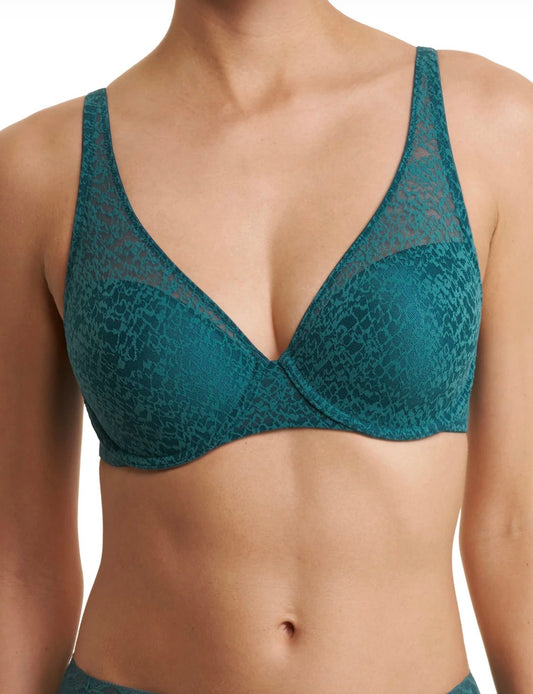 Pretty Smooth Full Fit Contour Underwire Bra - Emerald Blue
