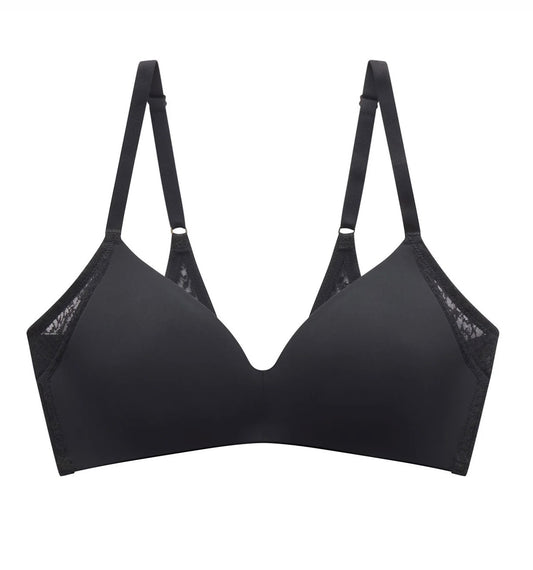 Pretty Smooth Smoothing Wireless T-Shirt Bra - Black