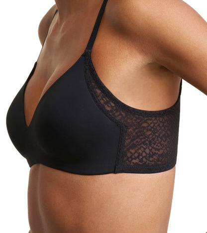 Pretty Smooth Smoothing Wireless T-Shirt Bra - Black