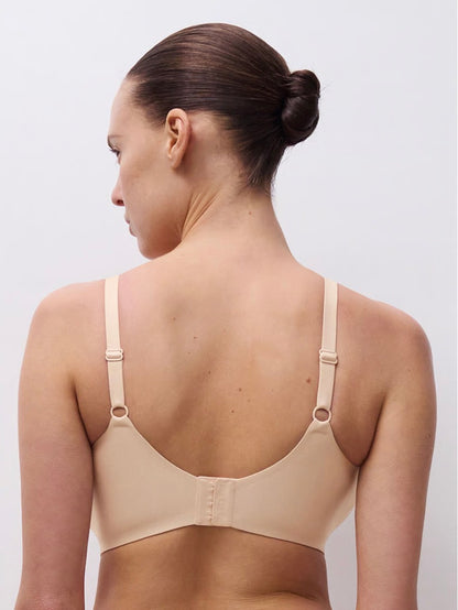 Softstretch Power V-Neck Wireless Support Bra - Nude Blush