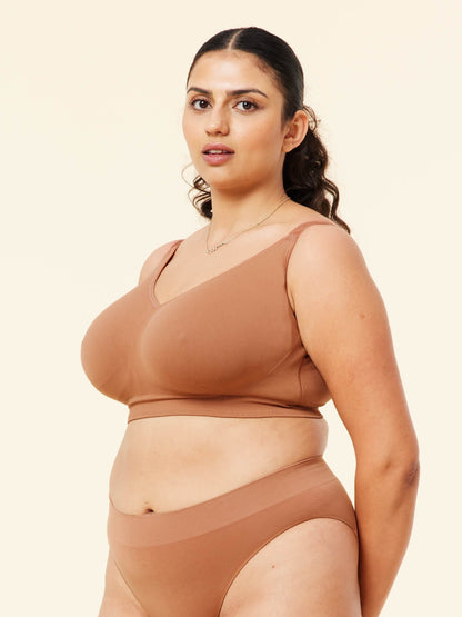 The Basic Bralette - Clay