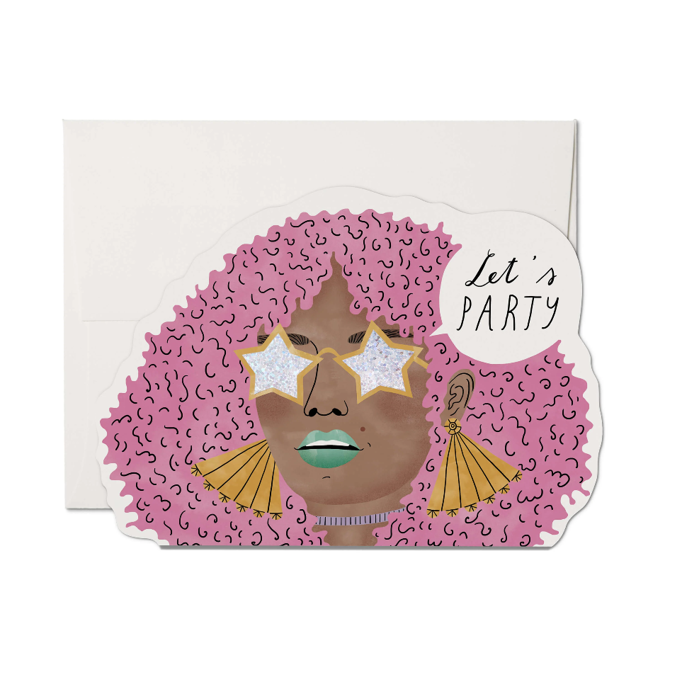 Disco Glam Birthday Card