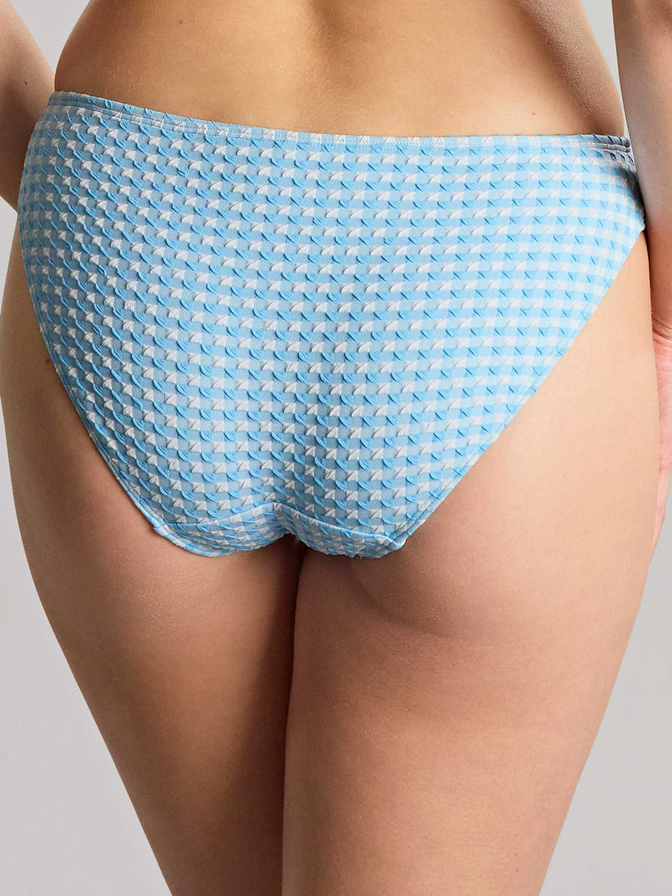 Gingham Classic Brief - Sky Blue