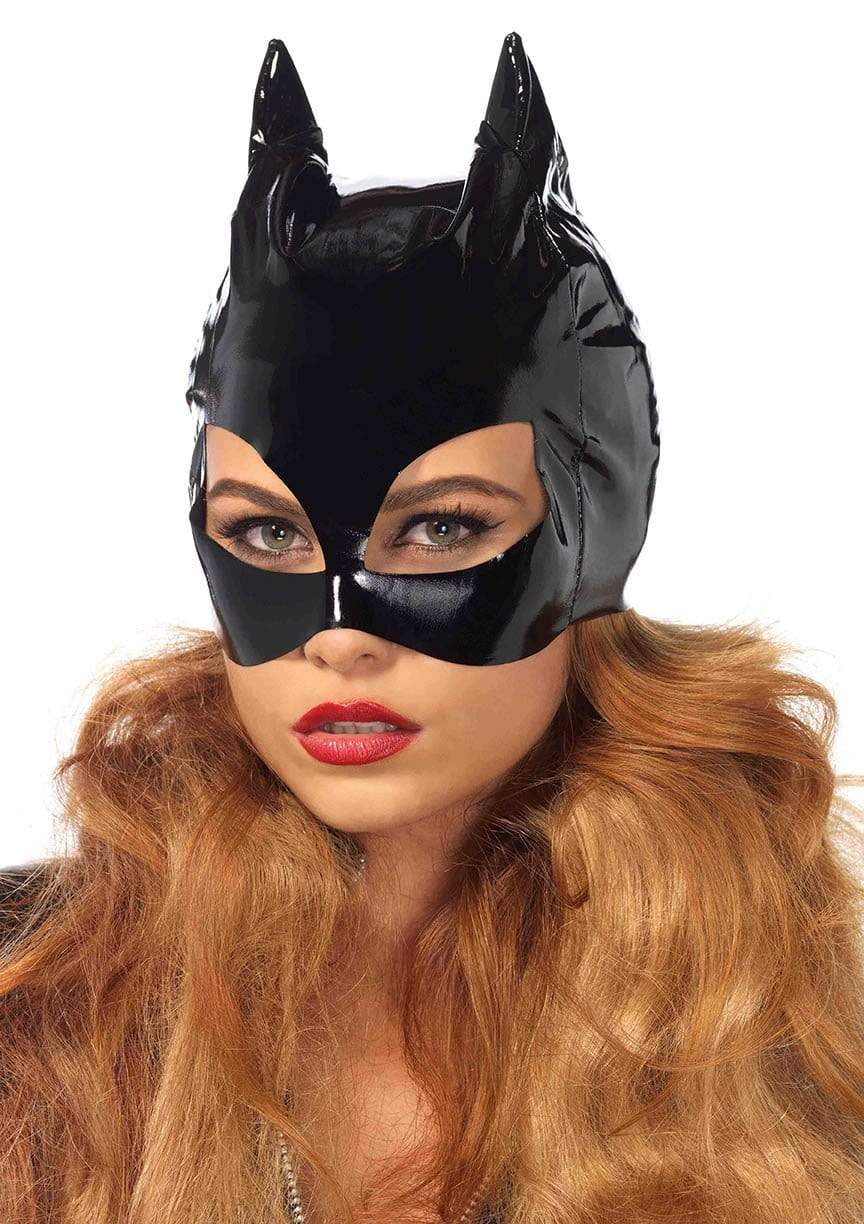 Vinyl Fetish Cat Mask