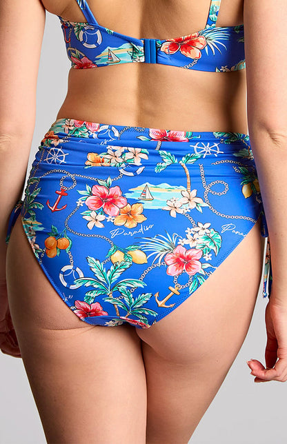 Signature Midi Gather Swim Brief - Paradiso