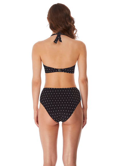 Jewel Cove Halter Bikini Top - Black