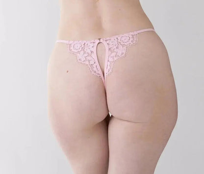 Frisson Ouvert Thong - Rose