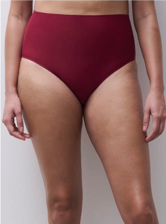 Soft Stretch High Waist Brief - Red Raspberry / Sedona (XS - XL)
