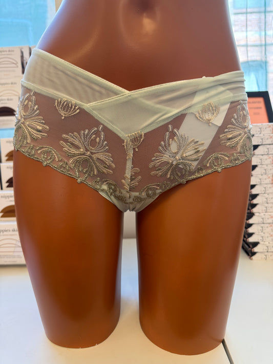 Champs Elysees Lace Hipster - Powder Green