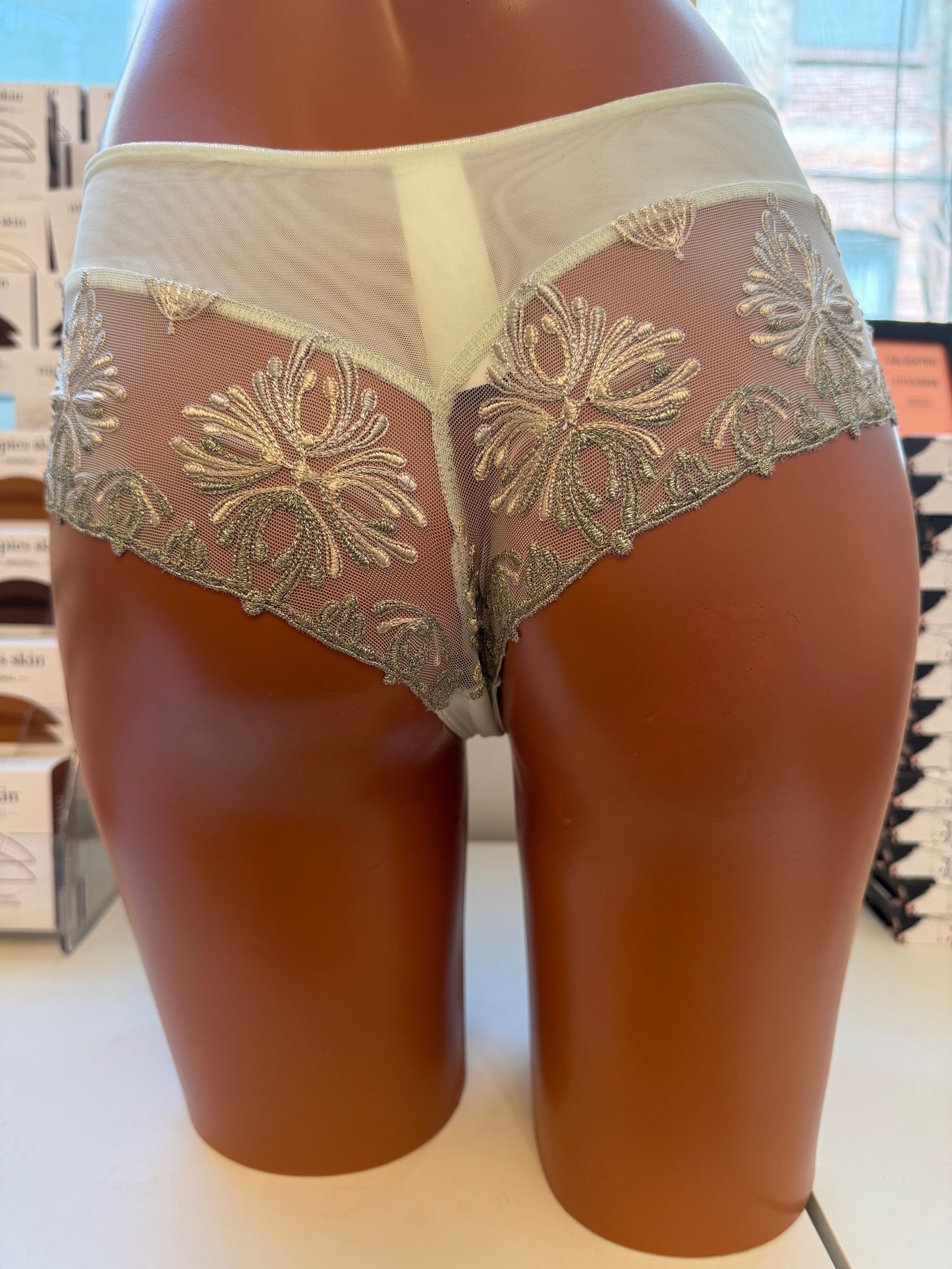 Champs Elysees Lace Hipster - Powder Green