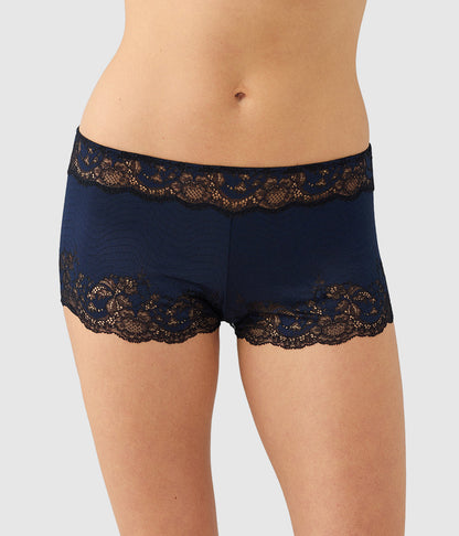 Modern Affair Boyshort - Night Sky/Black