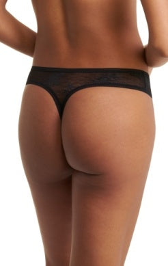Love Lace Thong - Black