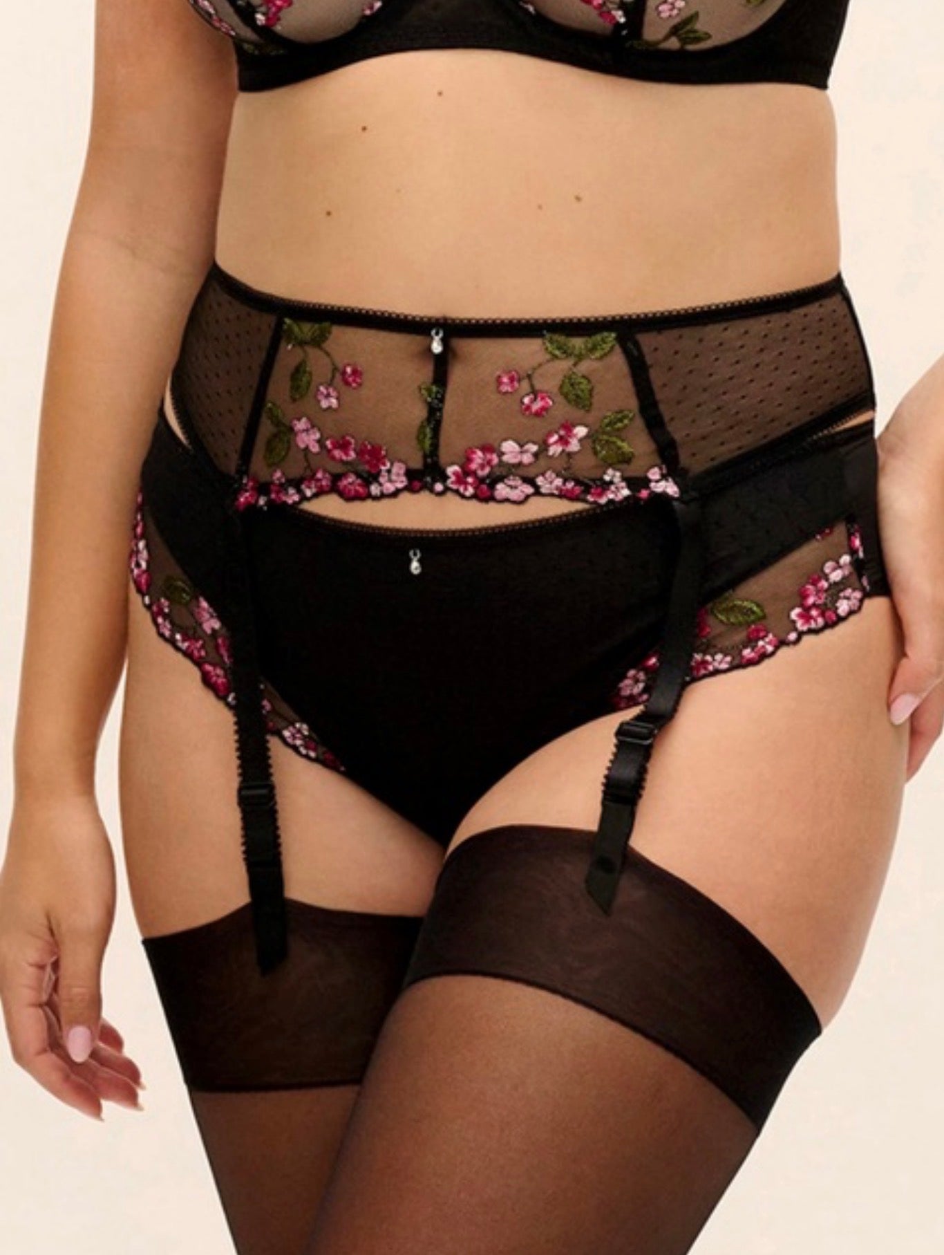 Eliyse Suspender - Black