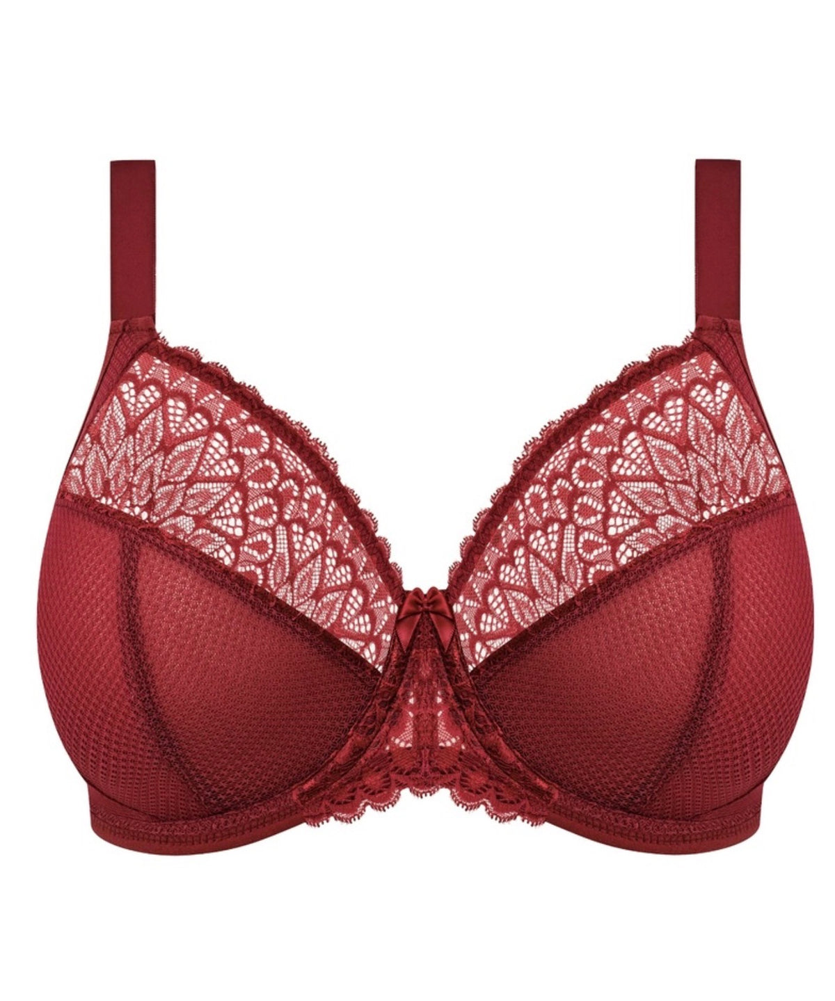 Tiernie Stretch Plunge Bra - Tibetan Red