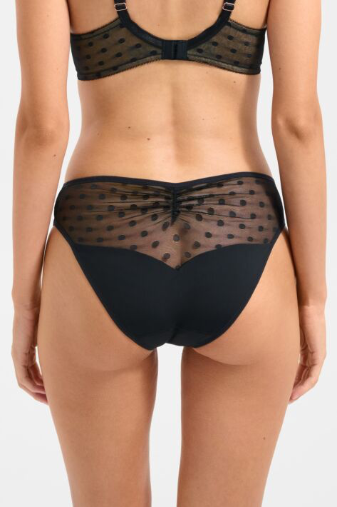 Retro Dots Brief - Black
