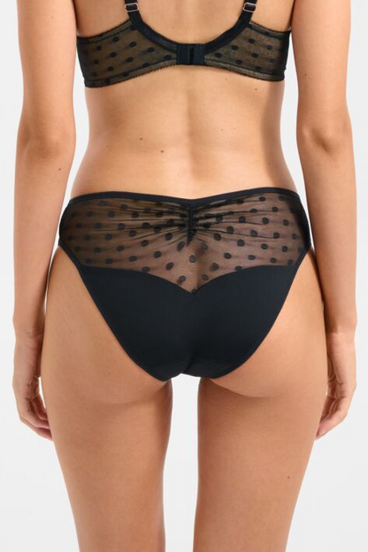 Retro Dots Brief - Black