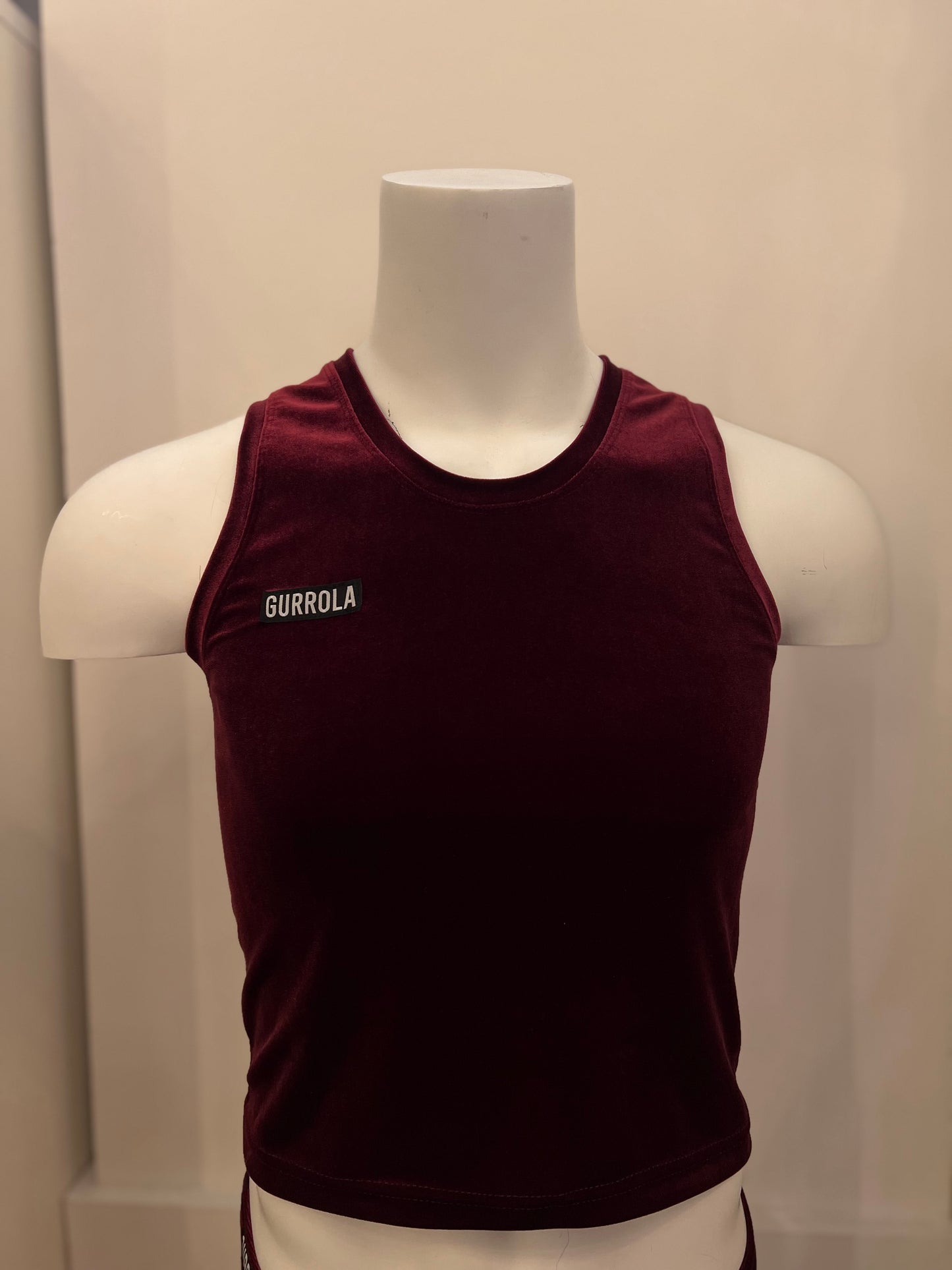 Velvet Cami  - Burgundy