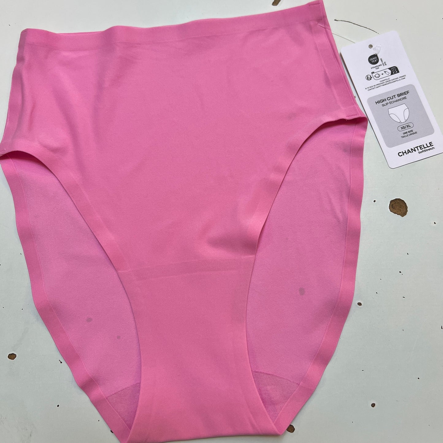 Soft Stretch High Cut Brief - Peony Pink (XS - XL)