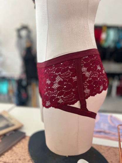 Genderfluid Bandage Boyshorts - Red Hot