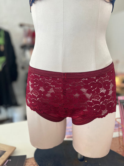 Genderfluid Bandage Boyshorts - Red Hot