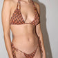 Brigitte Herringbone Bikini Top