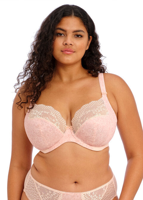 Lucie Stretch Plunge Bra -  Pale Blush