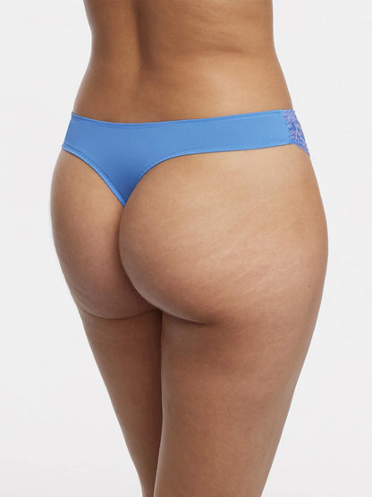 Minx Thong - Blue Nile/Light Pink