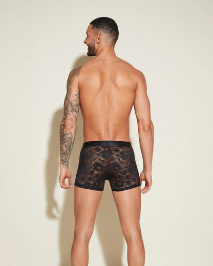 black trunk shorts