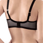 Yogi Contour Convertible Sports Bra - Grey/Black