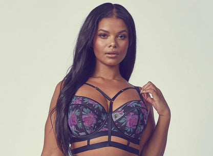 Nemi Floral Strappy Bra